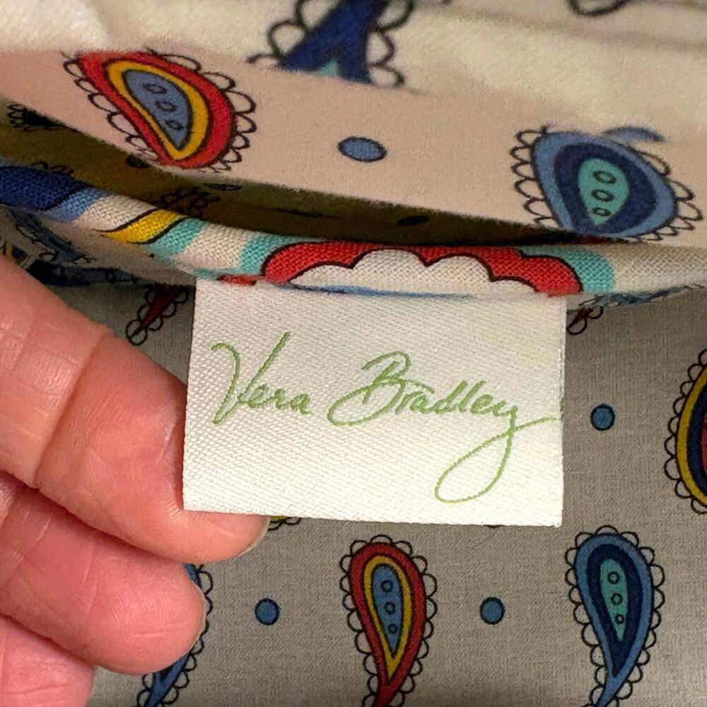 Vera Bradley Shoulder Tote Bag in Marina Paisley Retired 2013 Casual Cottagecore - Picture 6 of 11